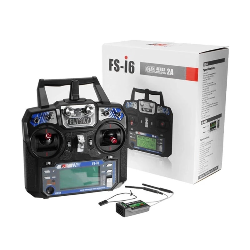 FlySky FS-I6 2.4GHz 6-Channel Transmitter with Receiver (AFHDS 2A)
