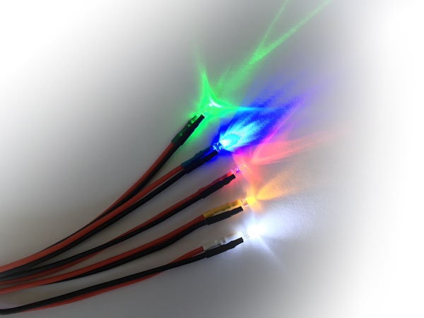 FingerTech Power LED with Clip - Multiple Colors Available