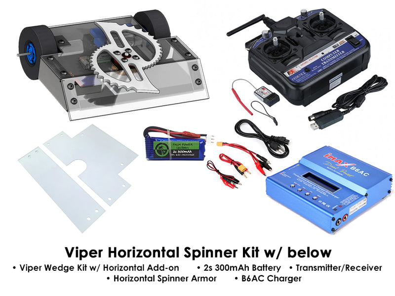 READY TO FIGHT FingerTech Viper Horizontal Spinner Kits - Configurable