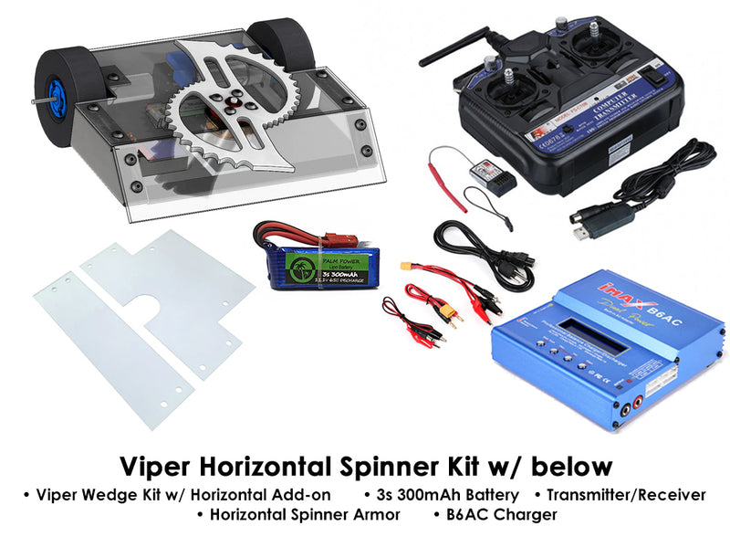 READY TO FIGHT FingerTech Viper Horizontal Spinner Kits - Configurable