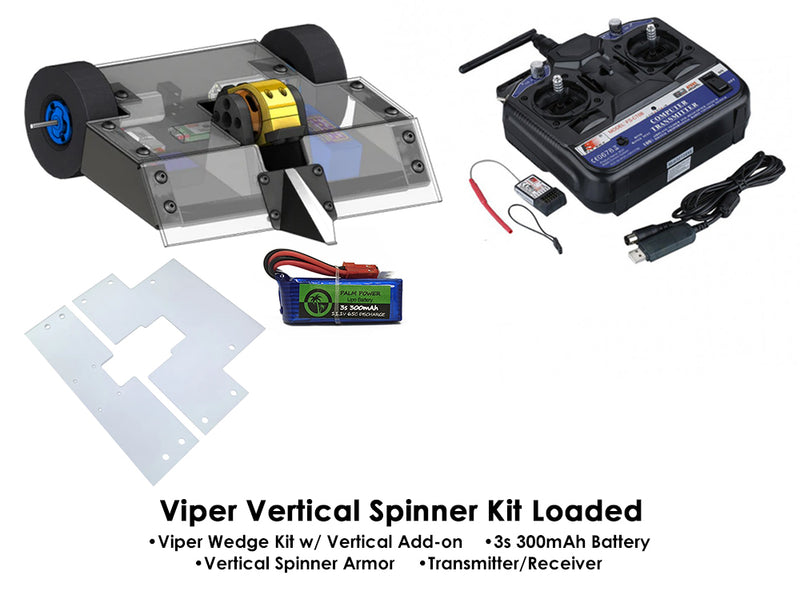 READY TO FIGHT FingerTech Viper Vertical Spinner Kits - Configurable