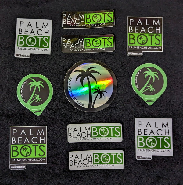 Palm Beach Bots Sticker Pack - 11 Stickers