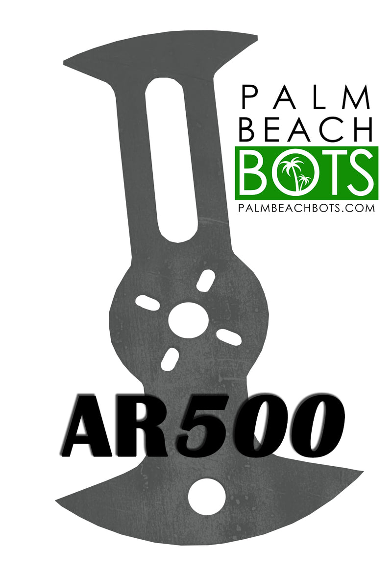 Terminator Asymmetrical Blade - 6" - AR500