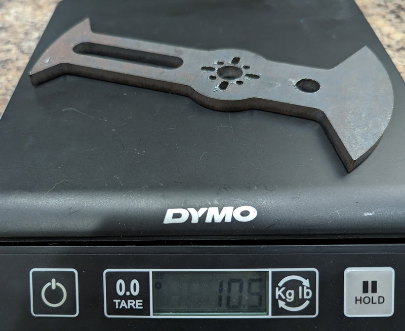 Terminator Asymmetrical Blade - 8" - AR500 - 1/4" Thickness