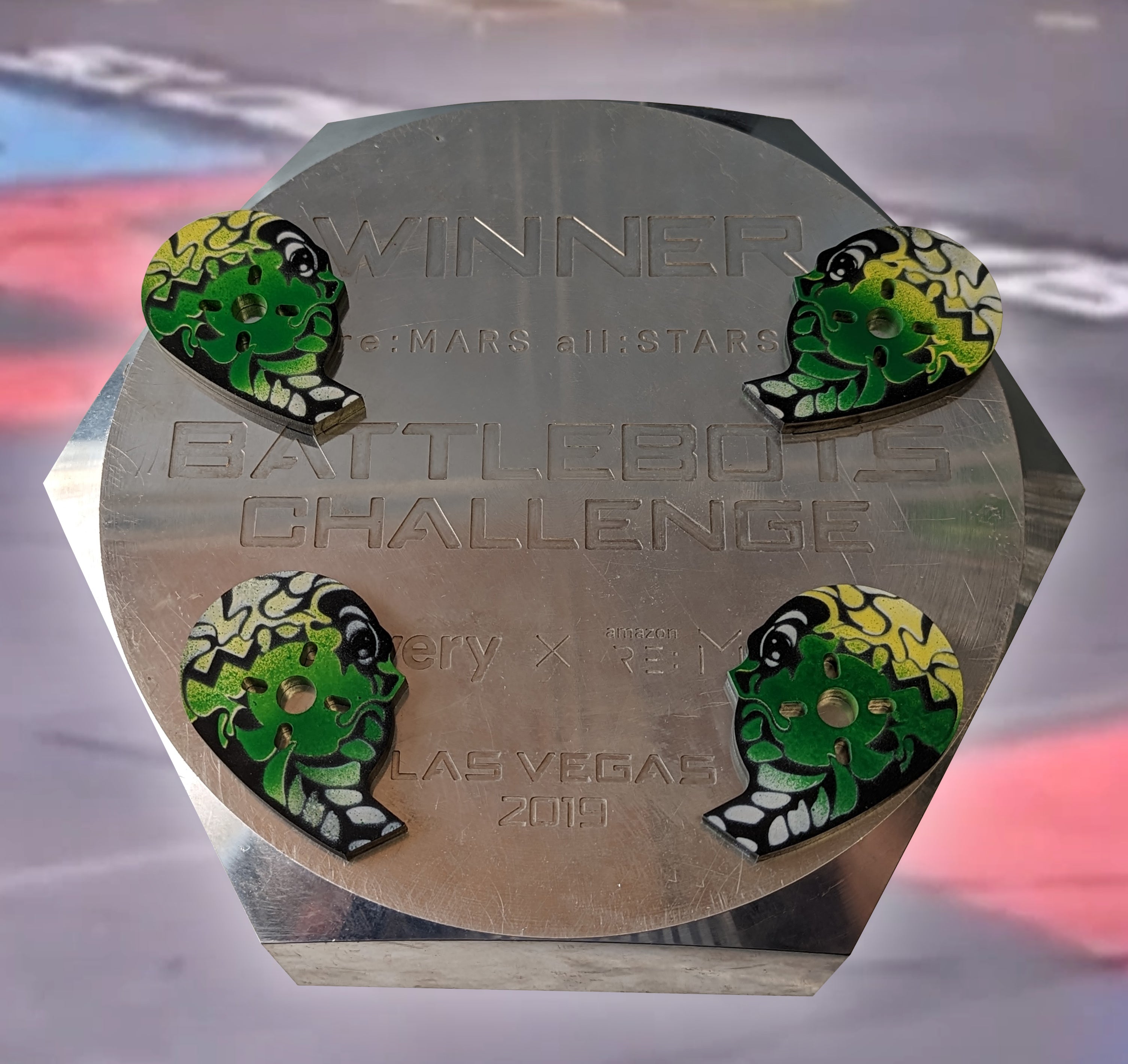 FingerTech 3.5inch Witch Doctor Skull Disc