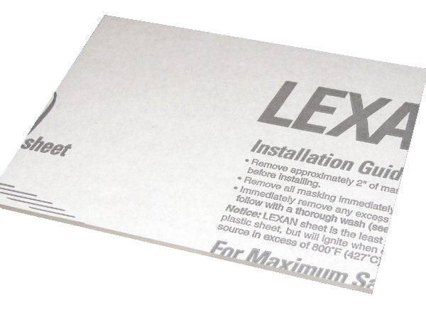 Polycarbonate Sheet - 1/16" Thick - 8"x10"