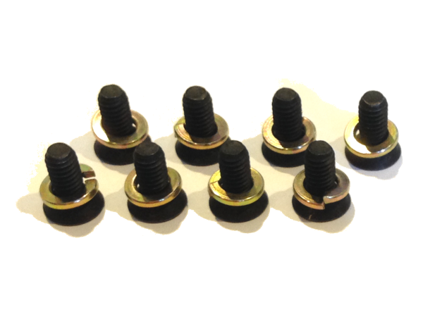5/16-18 x 3/4in Flat Socket Cap Screws - Black Oxide (8 Pack) - Beater Bar Teeth